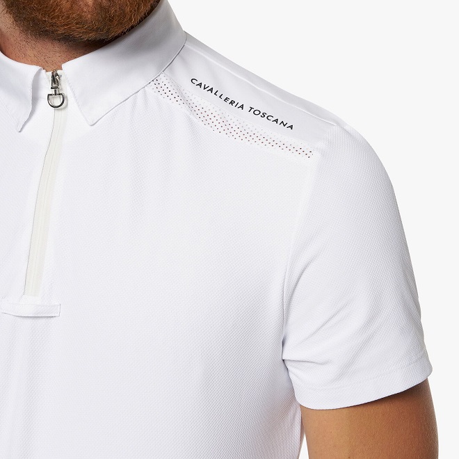 POLO GARA UOMO CAVALLERIA TOSCANA PIQUE'/JERSEY Manica Corta, Uomo 